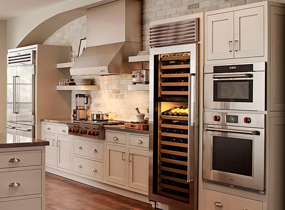 Refrigeradores, Cavas, Congeladores, Cajones, Parrillas, Estufas, Lavavajillas, Hornos, Asadores y Módulos Subzero WOlf Cove